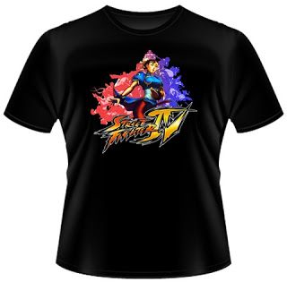 Camiseta  Street Fighters (Preta/Branca)
